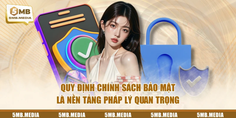 Quy định chính sách bảo mật là nền tảng pháp lý quan trọng